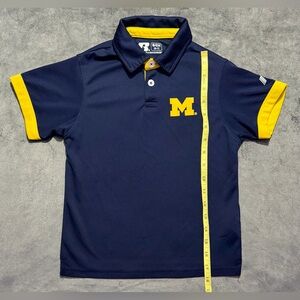 Russell Athletic Michigan Wolverines Kids Polo SIZE (S/CH) 6-7
